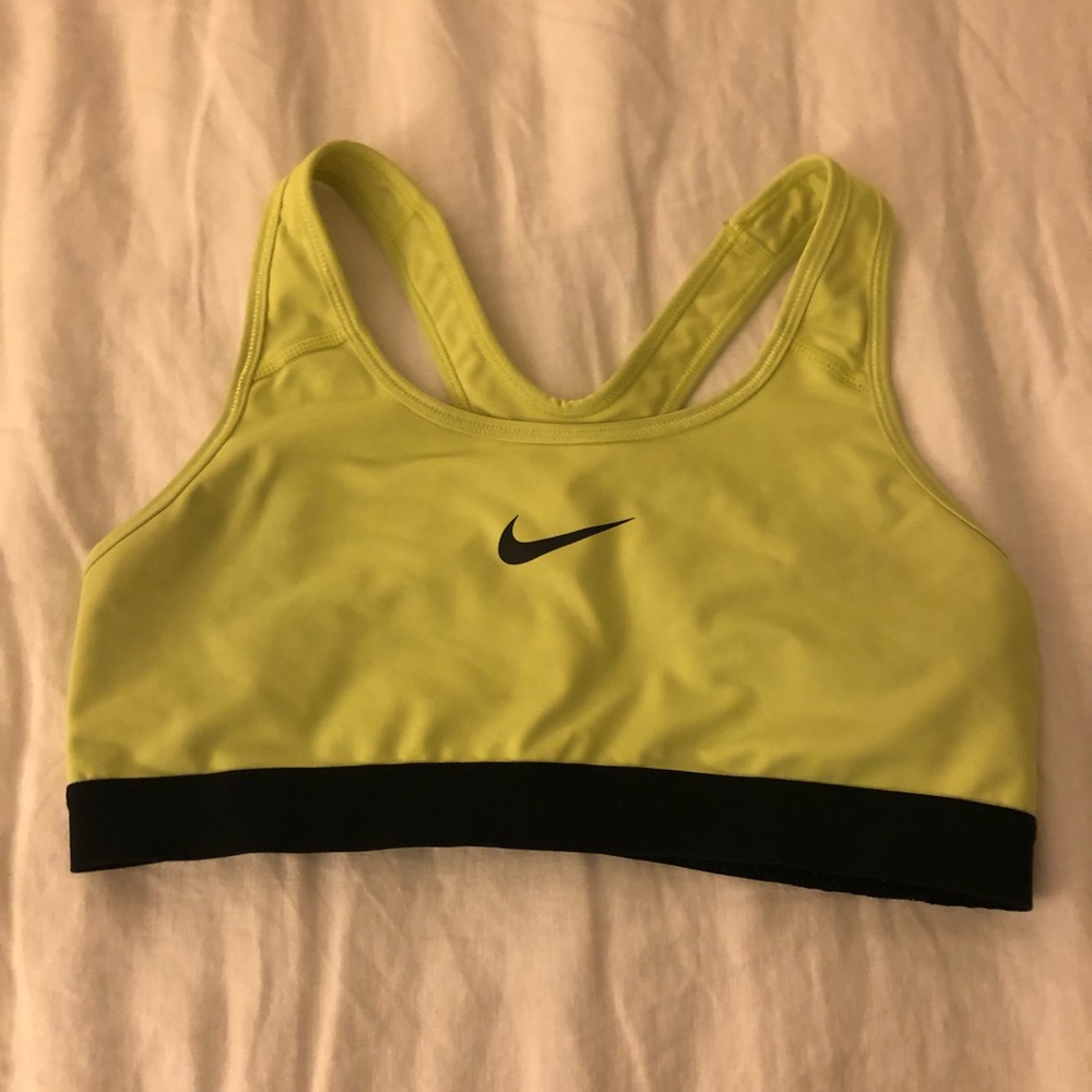 Hilighter Yellow Neon Nike Sports Bra